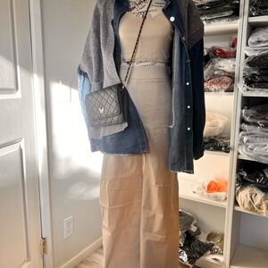 Stylish Beige luxury 2 piece set